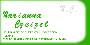 marianna czeizel business card
